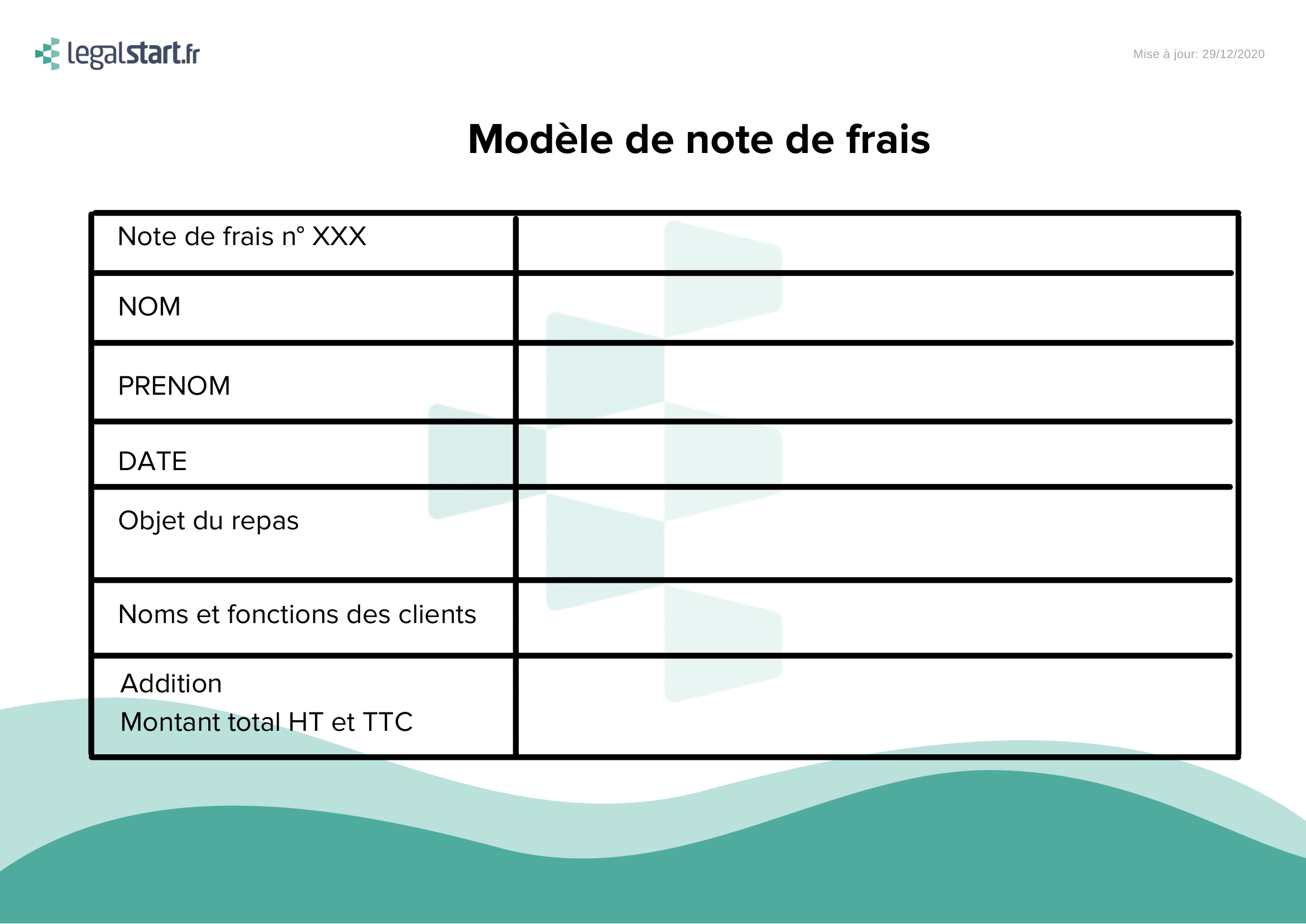 Modèle de note de frais de restaurant : on vous explique